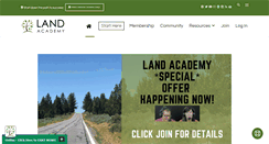 Desktop Screenshot of landacademy.com